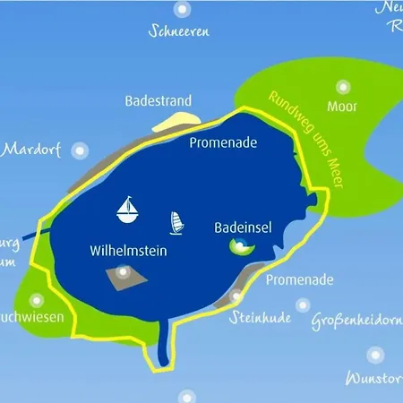 Ferien-whg Albatros Direkt Am Steinhuder-meer, Mit Meerblick Und Parkplatz * 슈타인후데
