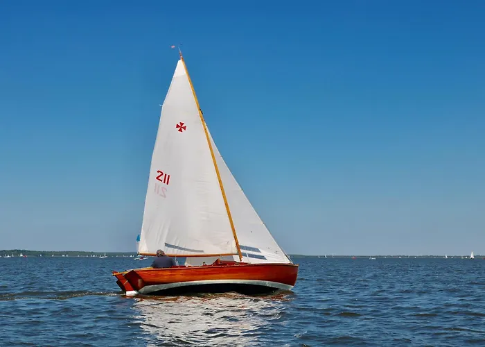 公寓 Ferien-whg Albatros Direkt Am Steinhuder-meer, Mit Meerblick Und Parkplatz