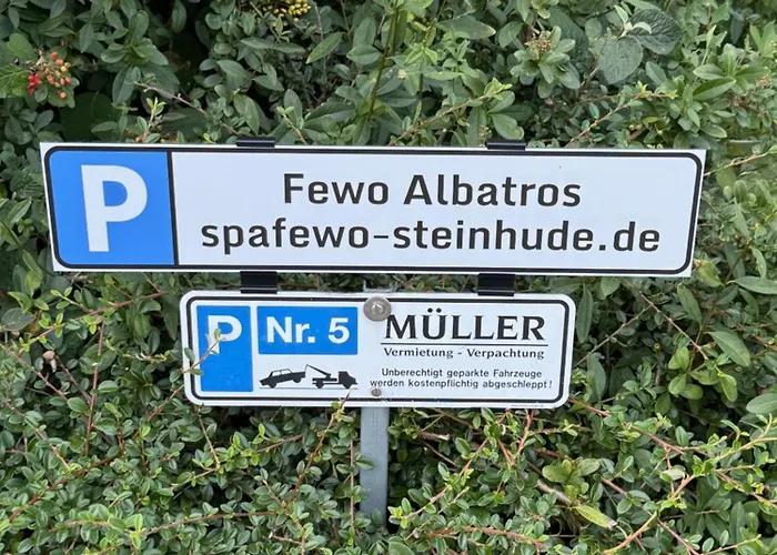 Ferien-whg Albatros Direkt Am Steinhuder-meer, Mit Meerblick Und Parkplatz 公寓 *