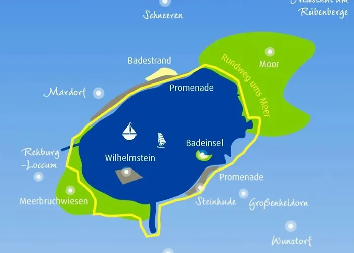 Ferien-whg Albatros Direkt Am Steinhuder-meer, Mit Meerblick Und Parkplatz * 施坦胡德